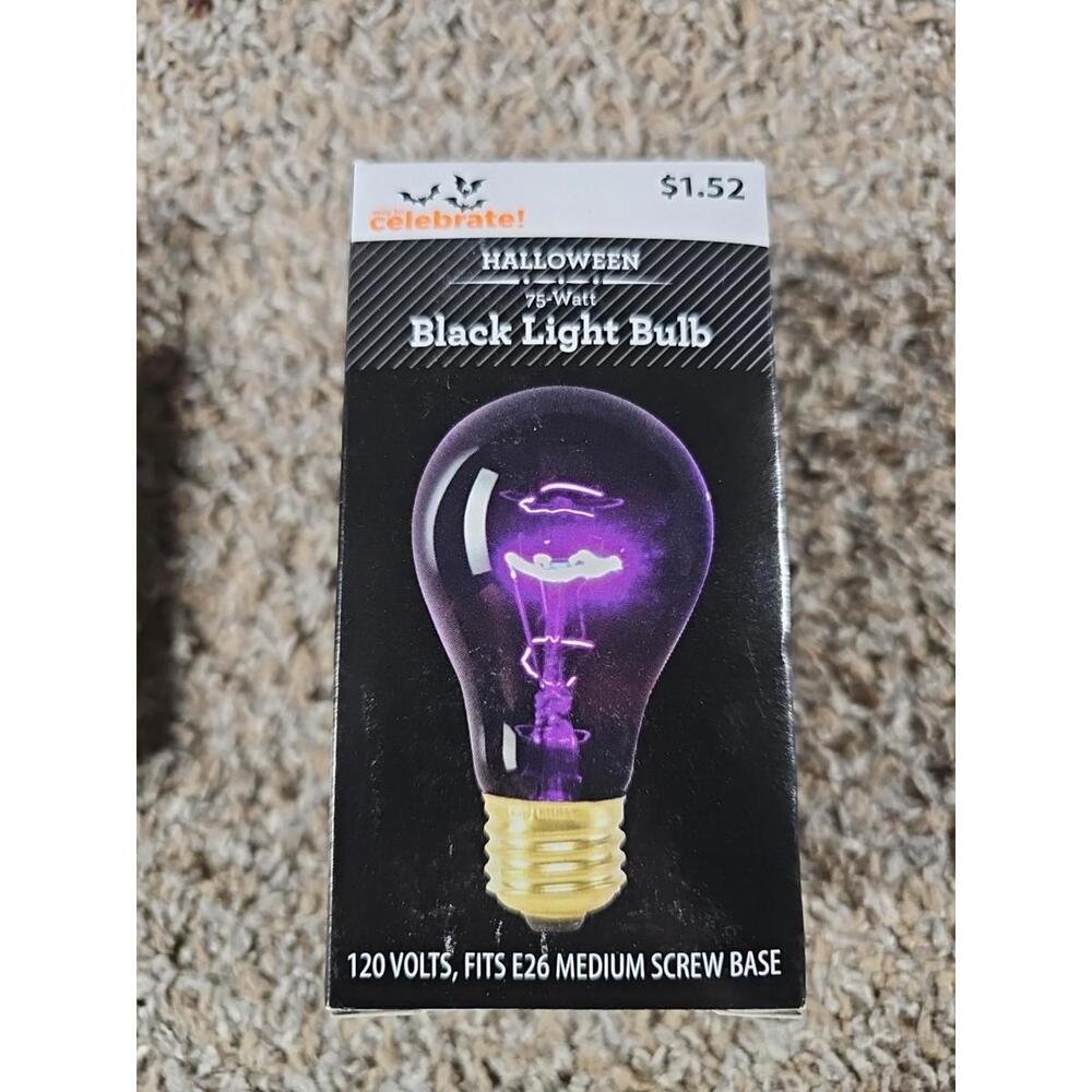way to celebrate halloween black light bulb